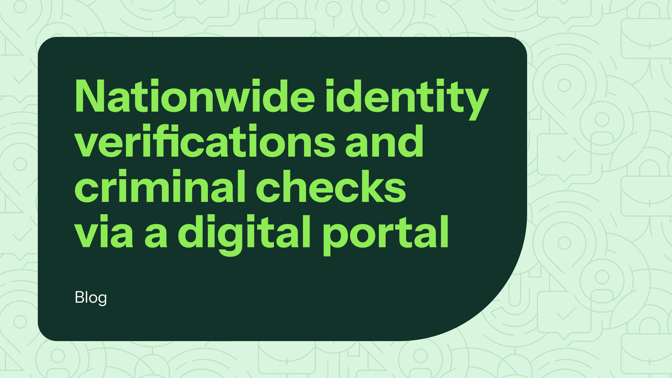 South Africans can now run nationwide identity verifications and online criminal record checks via a digital portal.