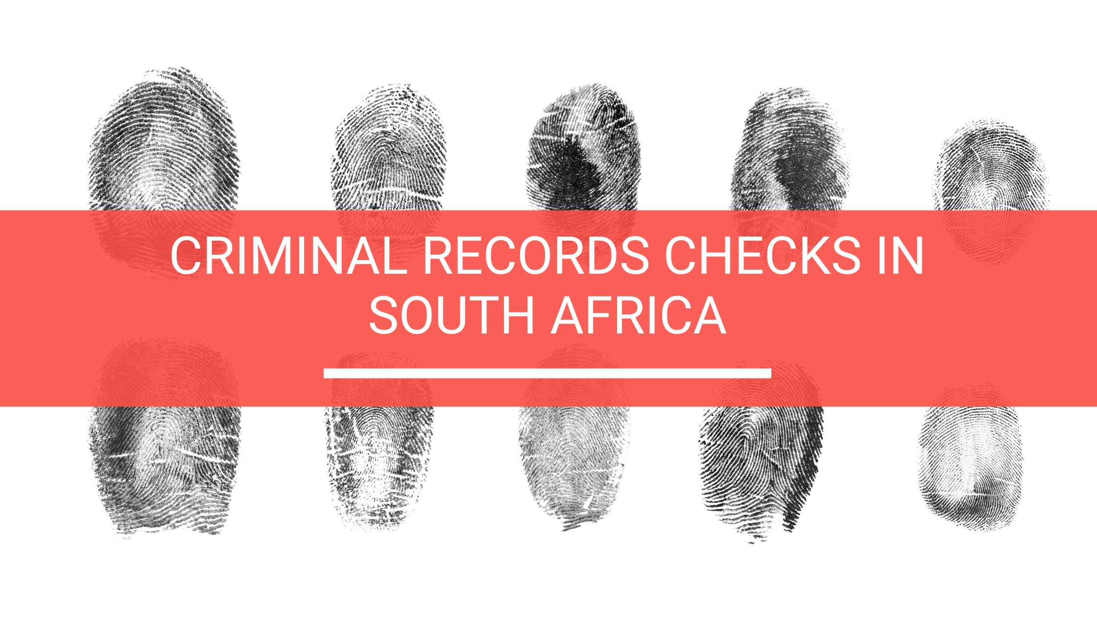 How To Get A Criminal Record Check Done In South Africa
