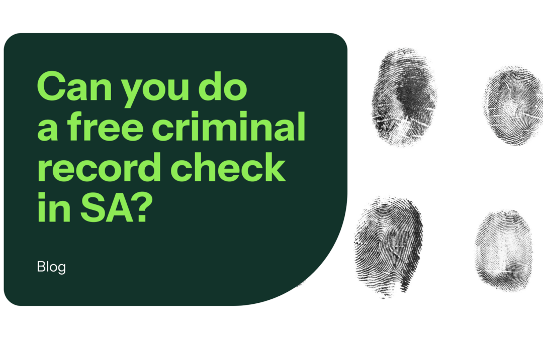 Can You Do a Free Criminal Record Check in South Africa?